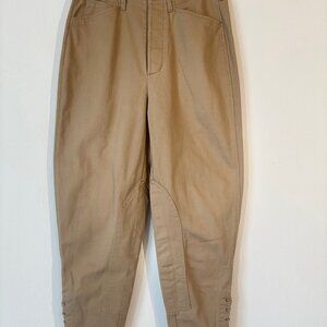 100% Cotton High Waist Riding Pant